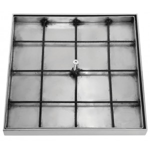 Ανοξείδωτα καλύμματα φρεατίων επιγεμιζόμενα Ανοξείδωτα Συστήματα Αποστράγγισης