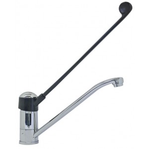 Αναμεικτική μπαταρία - Υγειονομική βρύση με μακρύ λεβιέ για επαγγελματική χρήση Ιταλίας BNS Εξοπλισμός Κουζίνας