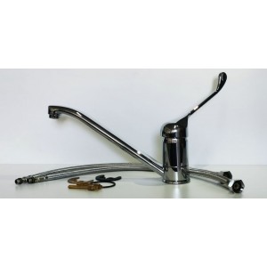 Αναμεικτική μπαταρία - Υγειονομική βρύση με μακρύ λεβιέ για επαγγελματική χρήση μοντ. HY3302