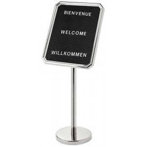 Πίνακας ανακοινώσεων ορθογώνιος με επίπεδη βάση Εξοπλισμός Ξενοδοχείων