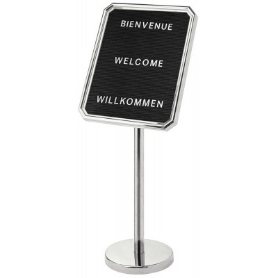 Πίνακας ανακοινώσεων ορθογώνιος με επίπεδη βάση