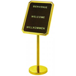 Πίνακας ανακοινώσεων ορθογώνιος με επίπεδη βάση Εξοπλισμός Ξενοδοχείων