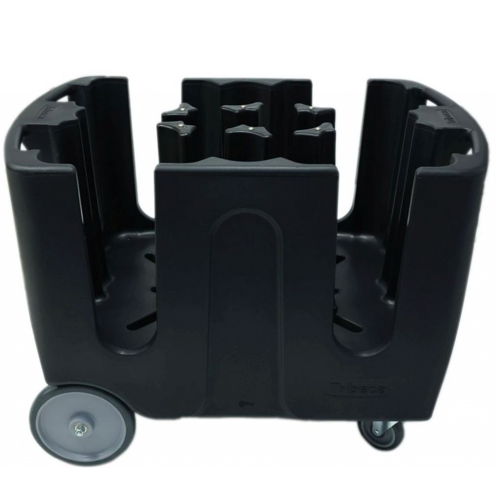 Τρόλεϊ αποθήκευσης 300 πιάτων ΤΑΑ-6 μαύρο Μεταφορά