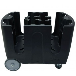 Τρόλεϊ αποθήκευσης 300 πιάτων ΤΑΑ-6 μαύρο Μεταφορά