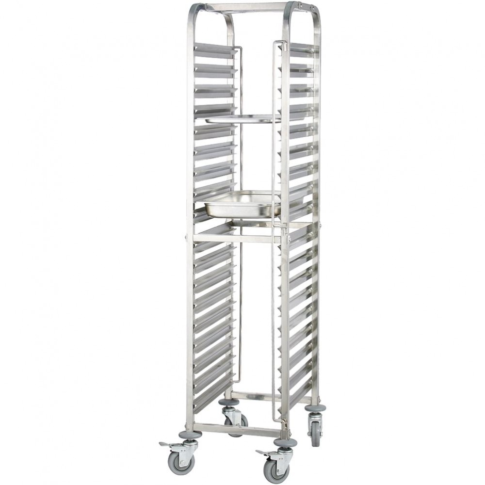 Τρόλεϊ δίσκων GN 1/1 18 θέσεων TT11 Μεταφορά