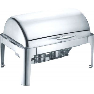 Chafing dish με roll-top καπάκι 180° μοντ. RCD-01