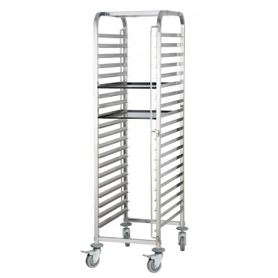 Τρόλεϊ δίσκων 60x40 15 θέσεων TT60