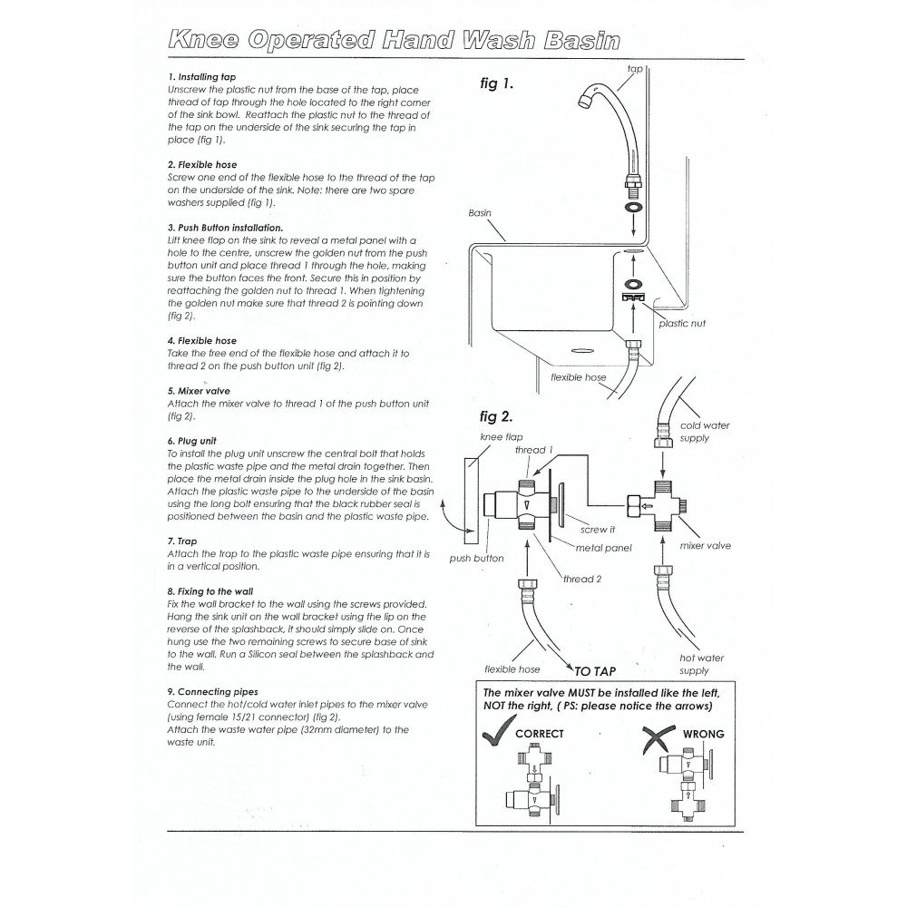 Λαντζάκι επιτοίχιο ανοξείδωτο με γονατοκίνητο μηχανισμό WB01 Εξοπλισμός Κουζίνας