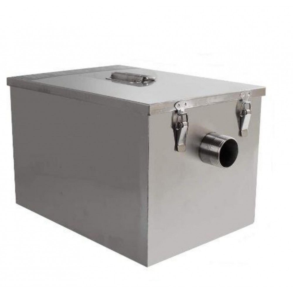 Λιποσυλλέκτης ανοξείδωτος 100 λίτρων με καλάθι και βάνα LIP6545 Εξοπλισμός Κουζίνας