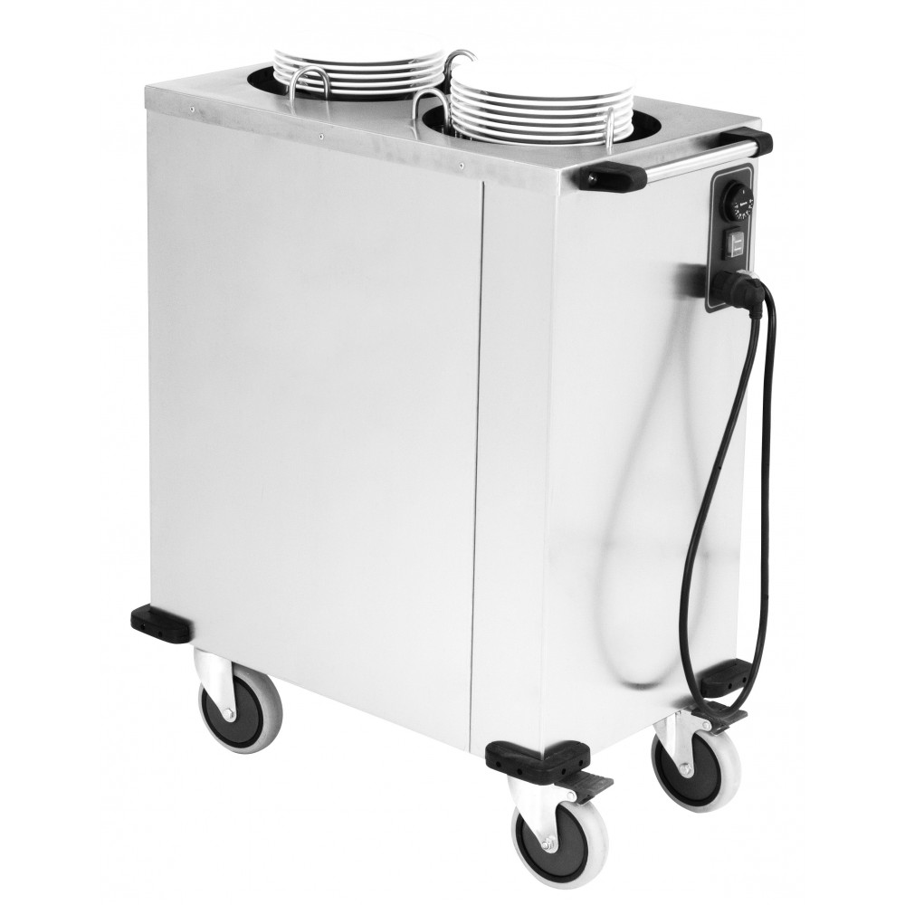 Dispenser πιάτων διπλό τροχήλατο Εξοπλισμός Κουζίνας