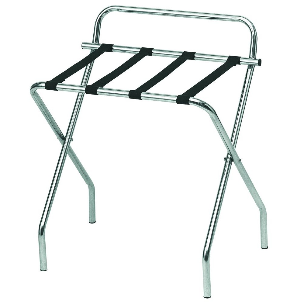 Μπαγκαζιέρα δωματίων με πλάτη ανοξείδωτη RK-H8A Εξοπλισμός Ξενοδοχείων