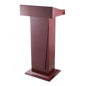 Αναλόγιο ομιλητή ξύλινο με ένα ράφι RM740 Εξοπλισμός Ξενοδοχείων