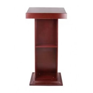 Αναλόγιο ομιλητή ξύλινο με ένα ράφι RM740 Εξοπλισμός Ξενοδοχείων