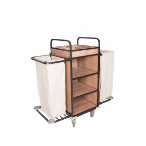 Τρόλεϊ καμαριέρας IDEAL SLIM με 2 σάκους RM1411 Εξοπλισμός Ξενοδοχείων
