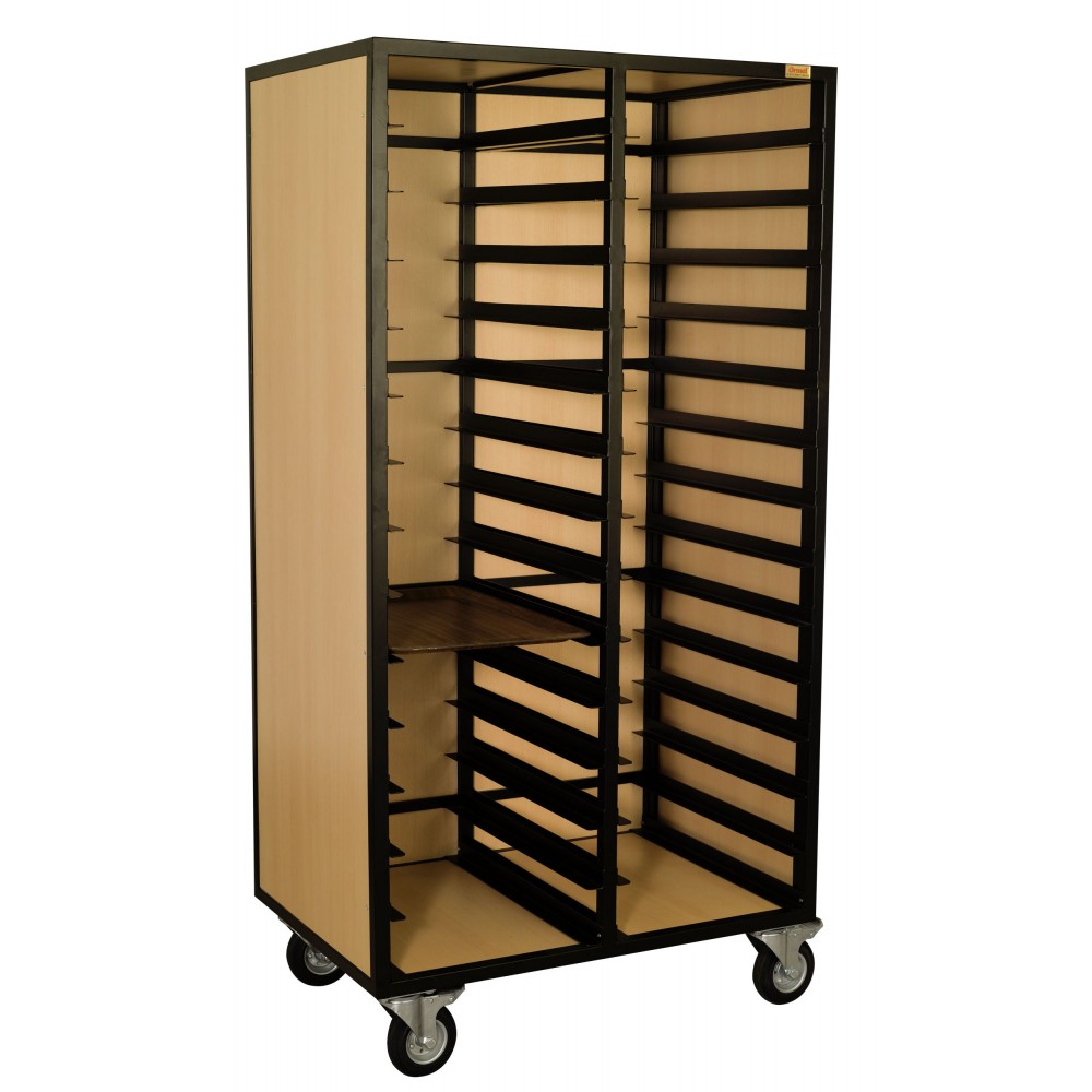 Τρόλεϊ εναπόθεσης 14+14 δίσκων διπλό RM1756 Εξοπλισμός Ξενοδοχείων