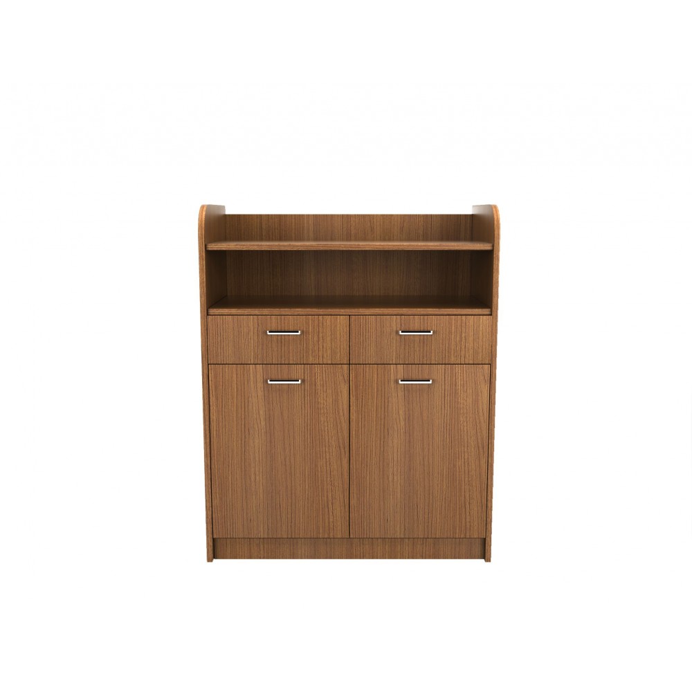 Ερμάριο σερβιτόρου midi με 2 ράφια, 2 συρτάρια και 2 πόρτες RM650 Εξοπλισμός Ξενοδοχείων