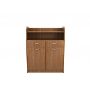 Ερμάριο σερβιτόρου midi με 2 ράφια, 2 συρτάρια και 2 πόρτες RM650 Εξοπλισμός Ξενοδοχείων