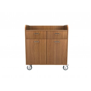 Ερμάριο σερβιτόρου με ρόδες, 2 συρτάρια και 2 πόρτες RM655 Εξοπλισμός Ξενοδοχείων