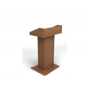 Αναλόγιο ομιλητή ξύλινο με 2 ράφια RM711 Εξοπλισμός Ξενοδοχείων