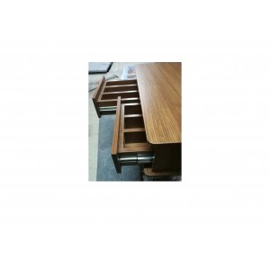 Ξύλινο τρόλεϊ gueridon με 2 συρτάρια και 2 ράφια RM621 Εξοπλισμός Ξενοδοχείων